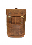 Vintage-Leder Rucksack braun